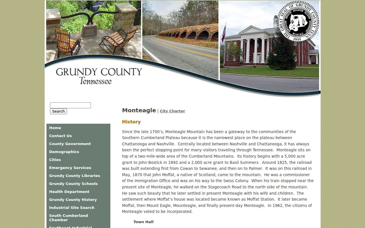 Monteagle police contact for Grundy County arrest records